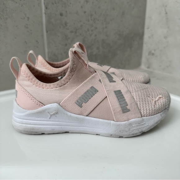 Puma Kids Wired Run Slip On Sneaker Size 12 Toddler Girl - Picture 7 of 16